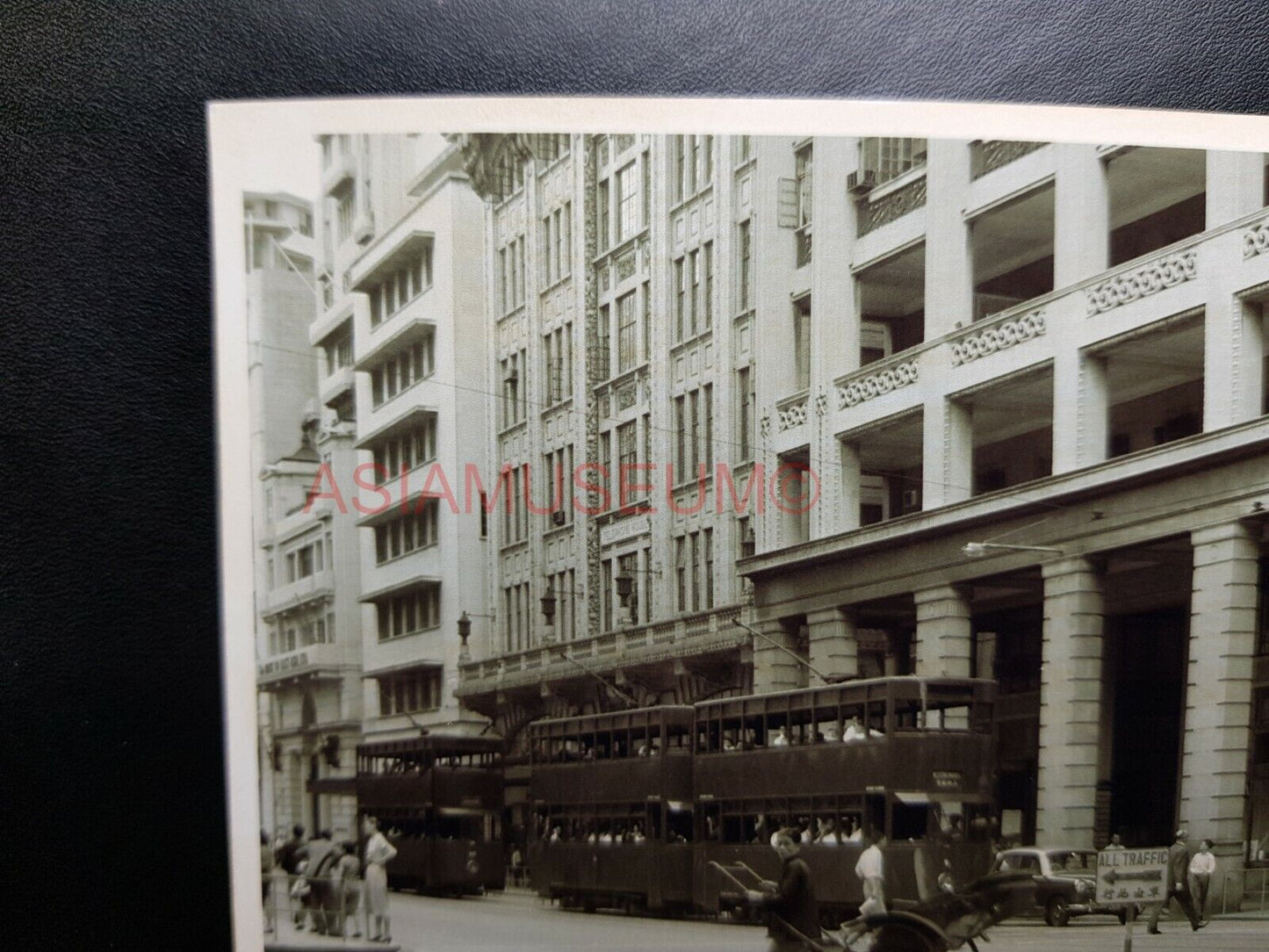 Gloucester Building Central Pedder Street Voeux Hong Kong Photo Postcard RPPC