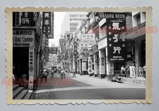 CENTRAL DES VOEUX QUEEN'S ROAD SHOP SIGN ADS VINTAGE HONG KONG Photo 23073 香港旧照片