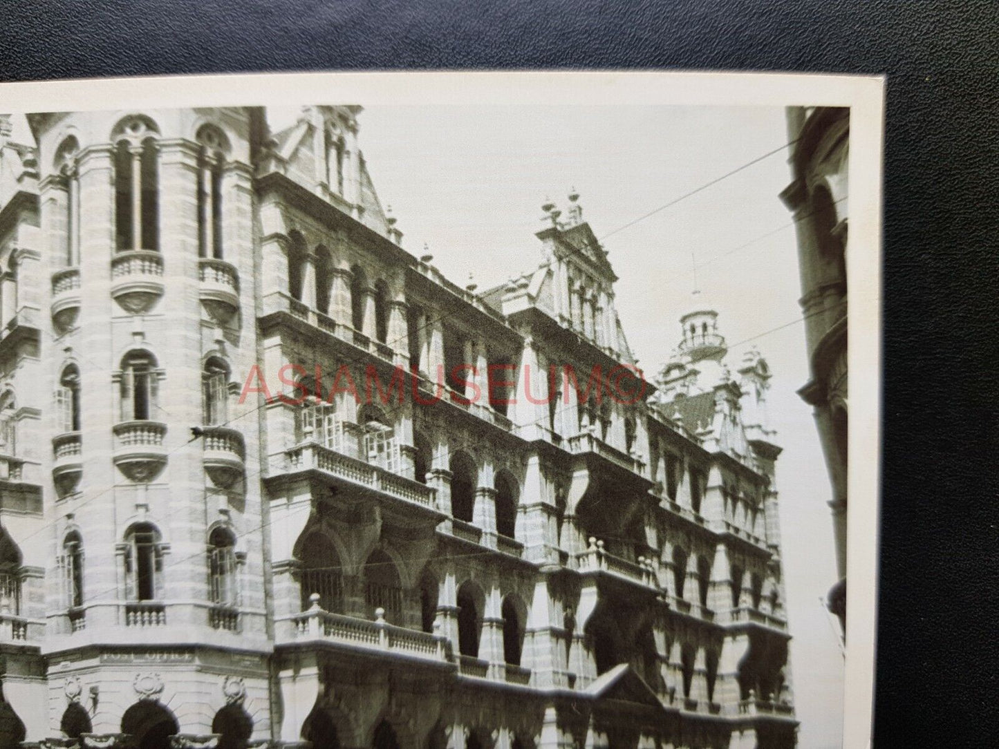 General Post Office Building Traffic Light Hong Kong Photo Postcard RPPC #1320