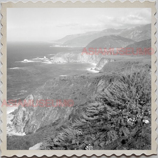 50s BIG SUR CITY CALIFORNIA CARMEL SAN SIMEON PACIFIC OCEAN OLD USA Photo 11917