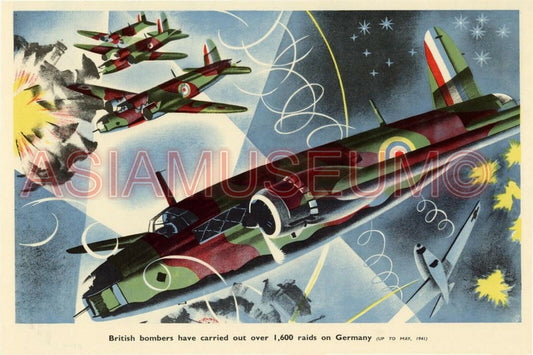 1941 WW2 USA UNITED STATES PILOT AIRCRAFT  AIR BATTLE WAR PROPAGANDA Postcard