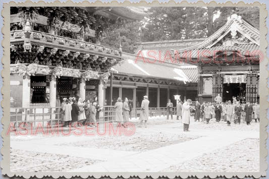 50s JAPAN Yomei-mon Gate Shin-yo-sa Toshogu Mausoleum Nikko Vintage Photo 24777