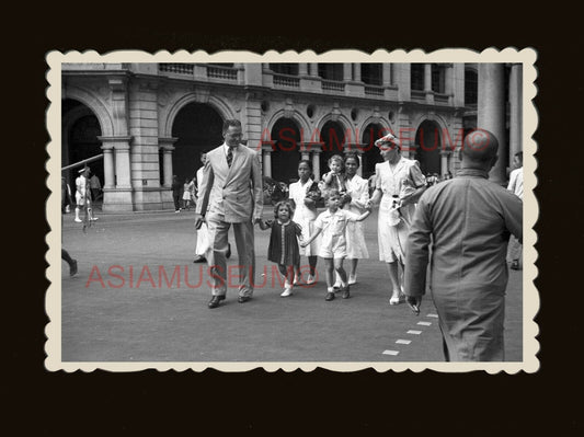 40's British Colonial Building Central Queen's Road Hong Kong Photo 香港旧照片 #1981