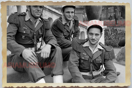 50s Vietnam SAIGON HO CHI MINH FRENCH ARMY SOLDIER POLICE MAN Vintage Photo 1410