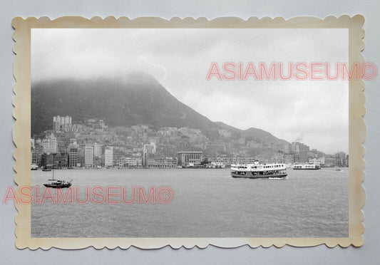 VICTORIA HARBOR PEAK STAR FERRY CLOCK TOWER VINTAGE HONG KONG Photo 23678 香港旧照片