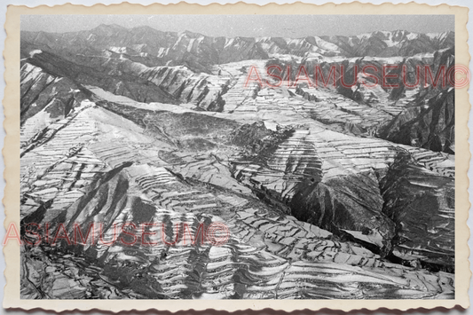 50s PHILIPPINES LUZON IFUGAO BANAUE RICE TERRACE MOUNTAIN  Vintage Photo 24361