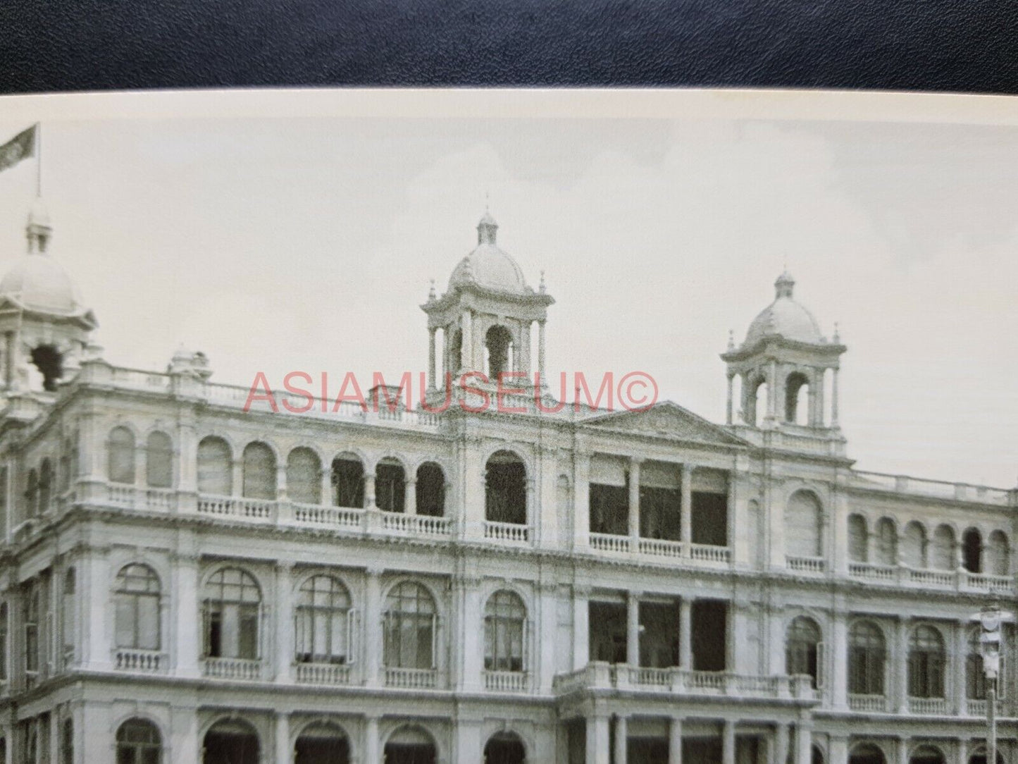 Hongkong Club Connaught Road Central Vintage Hong Kong Photo Postcard RPPC #1938