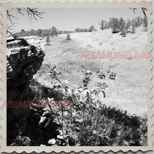 50s AUGUSTA KRONE RANCH COWBOY VALLEY HORSE VINTAGE OLD USA AMERICA Photo 10342