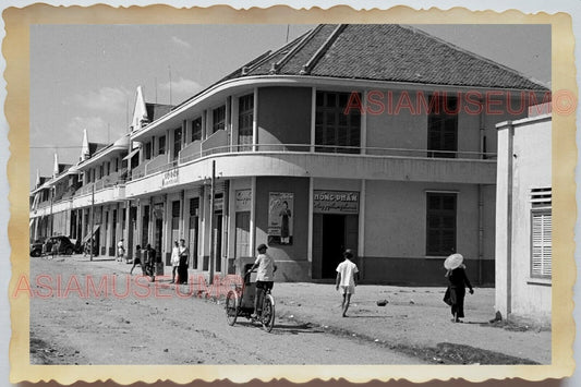 50s Vietnam SAIGON HO CHI MINH STREET SCENE TRISHAW WOMEN Vintage Photo #1603