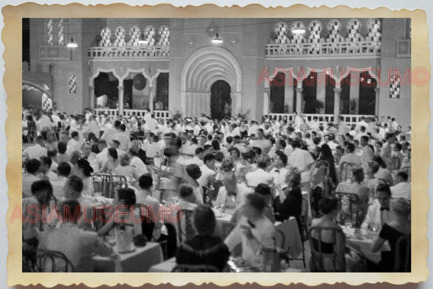 50s Vietnam SAIGON HO CHI MINH OPERA HOUSE RESTAURANT HOTEL Vintage Photo 1581