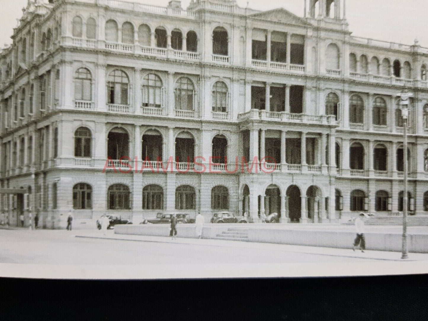 Hongkong Club Connaught Road Central Vintage Hong Kong Photo Postcard RPPC #1938