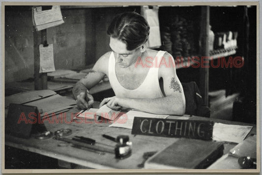 WW2 British Clothing Factory HONG KONG VINTAGE PHOTO POSTCARD RPPC 1180 香港舊照片明信片