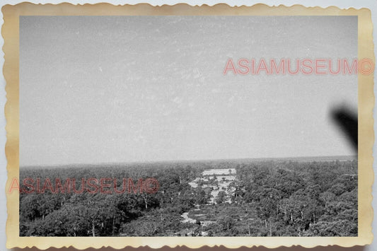 50s Vietnam SAIGON HO CHI MINH VILLAGE AERIAL VIEW HOUSE HUT Vintage Photo 1659