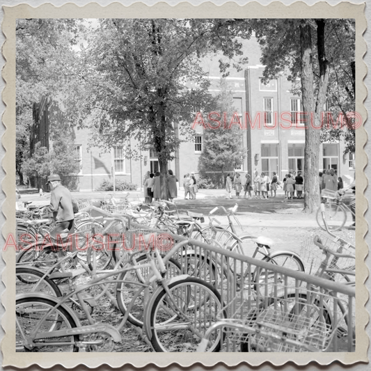 50s LAKE GENEVA WISCONSIN WALWORTH MILWAUKEE BICYCLE SCHOOL OLD USA Photo 11563