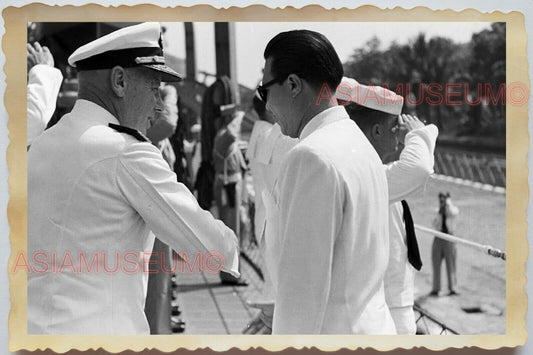 50s Vietnam War Saigon French USA America Army Navy Bao Dai Vintage Photo #1034