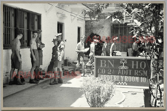 40s British Army Topless Gay HONG KONG VINTAGE PHOTO POSTCARD RPPC 803 香港舊照片明信片