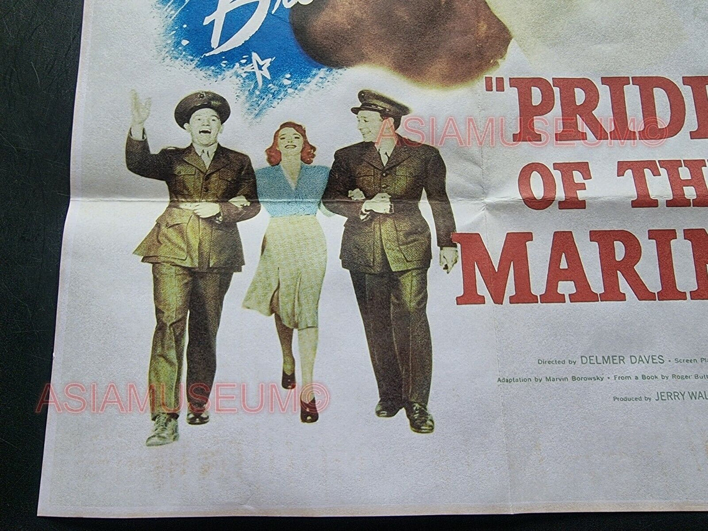 1944 WW2 USA AMERICA WOMEN LADY MARINES MOVIE WAR BONDS ARMY PROPAGANDA POSTER