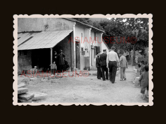 40s Tai O Police British Village Children Boys Hong Kong Photograph 香港旧照片 #3111