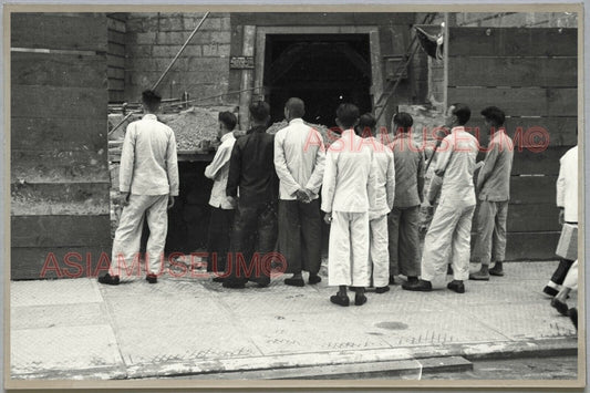 40s WW2 War Air Raid Shelter HONG KONG VINTAGE PHOTO POSTCARD RPPC 976 香港舊照片明信片