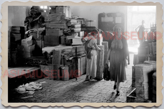 40's MACAU MACAO Portuguese Colony Firecracker Factory Vintage Photo 澳门旧照片 26366