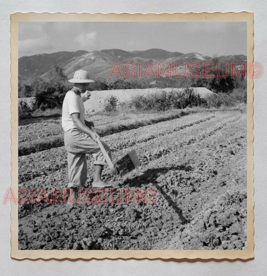 New Territory Sha Tau Kok Farmer Mountain Vintage Hong Kong Photo 香港旧照片 27298