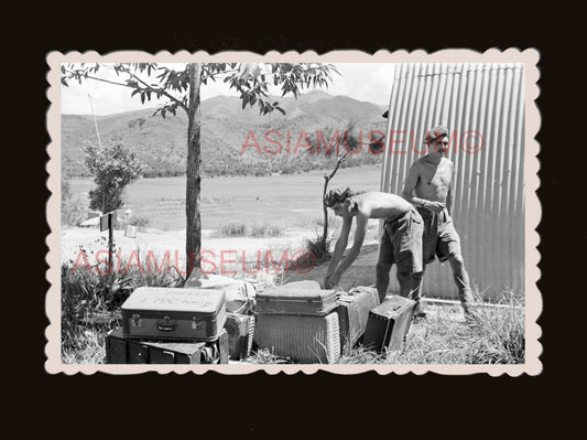 1940's WW2 War Royal British Army Luggage Old Hong Kong Photograph 香港旧照片 #3066