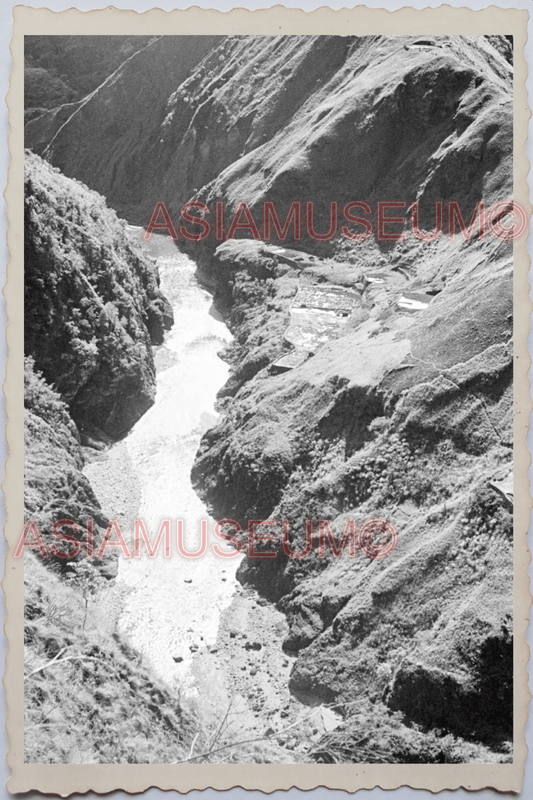 50s PHILIPPINES IFUGAO LUZON CORDILLERA RIVER MOUNTAIN LANDS Vintage Photo 24371