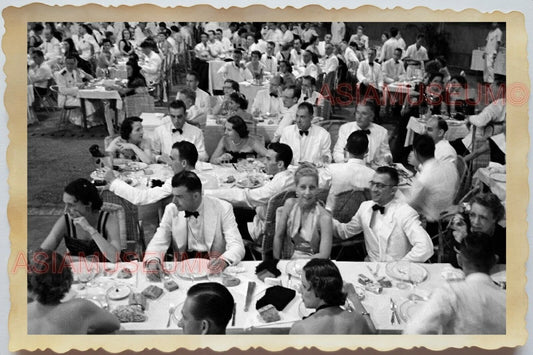 50s Saigon Ho Chi Minh Party Women Dress Man Suit Vietnam War Vintage Photo #672