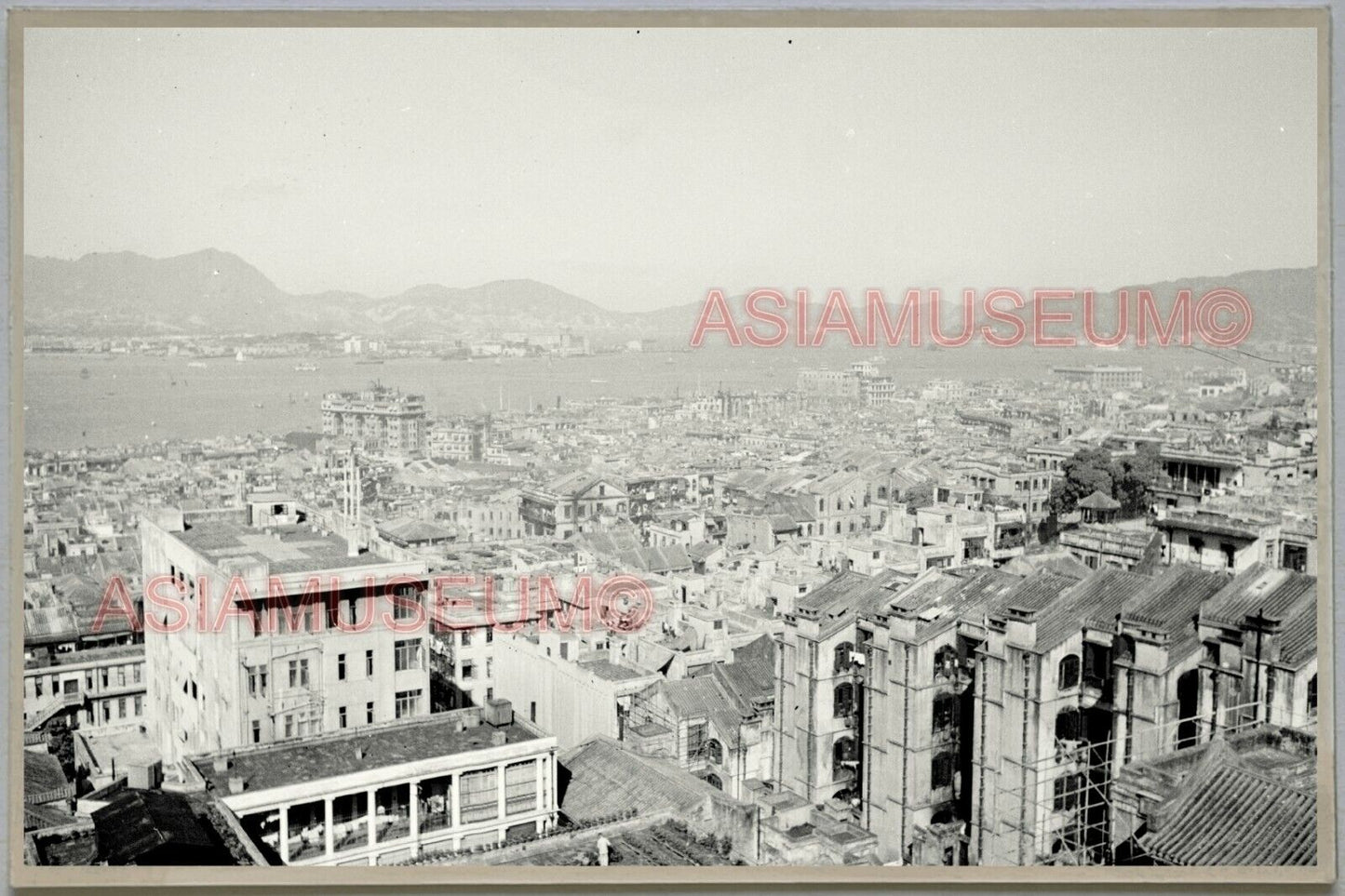 1940s Victoria Harbor Ferry HONG KONG VINTAGE PHOTO POSTCARD RPPC 900 香港舊照片明信片