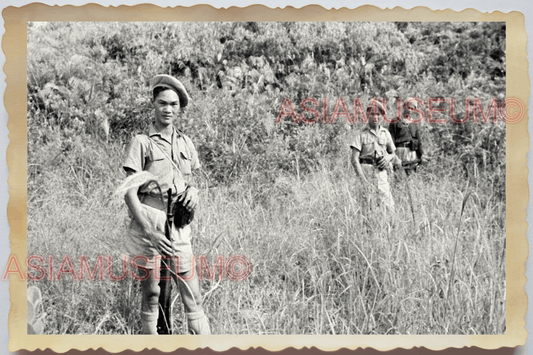 40s WW2 Vietnam INDOCHINA WAR FRENCH VIET MINH ARMY SOLDIER Vintage Photo 25097