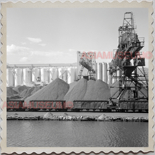 50s DULUTH PORT LAKE SUPERIOR MINNESOTA GRAINS US VINTAGE USA AMERICA Photo 9224