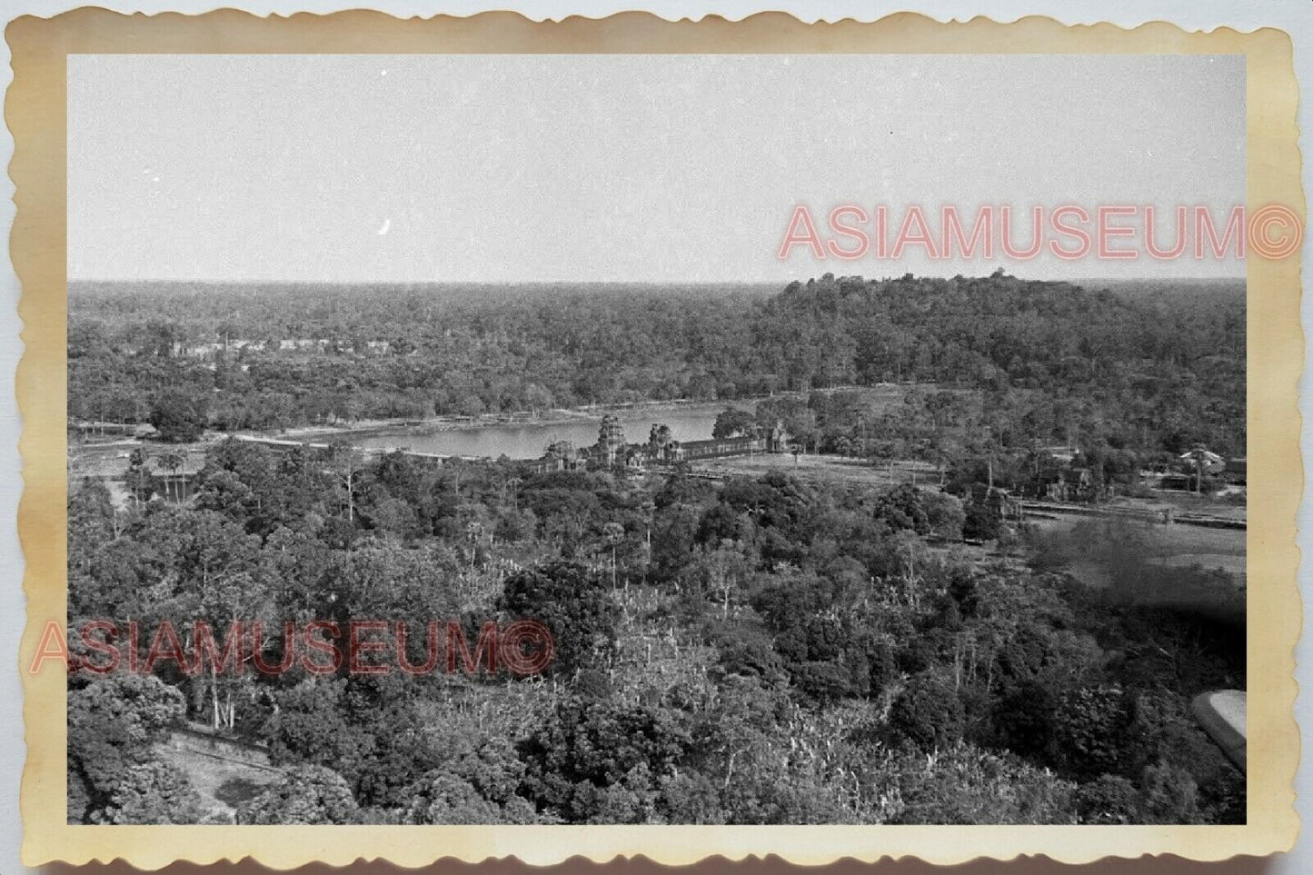 50s Vietnam SAIGON Cambodia Angkor Wat Hindu Buddhist Temple Vintage Photo 1665