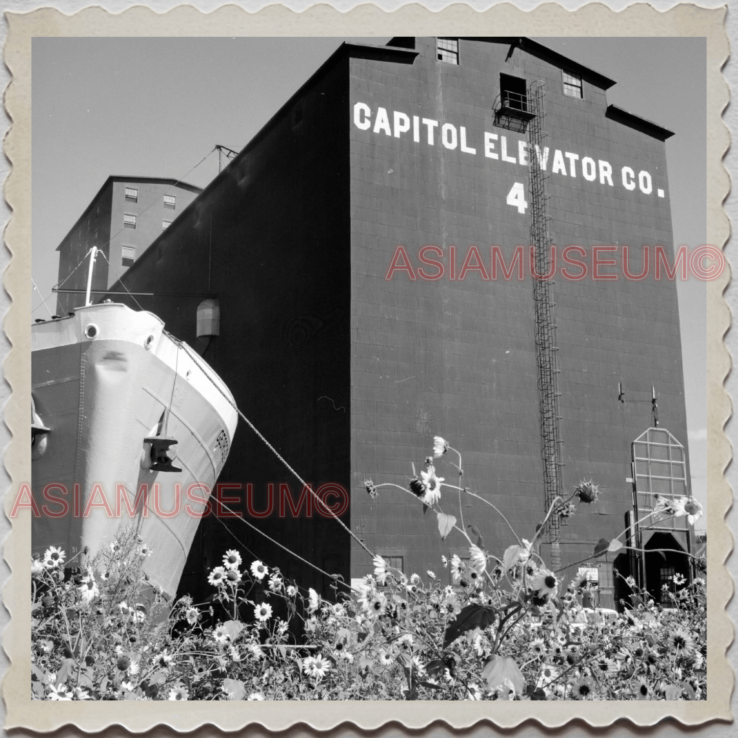 50s DULUTH PORT LAKE SUPERIOR MINNESOTA DOCKYARD VINTAGE USA AMERICA Photo 9887