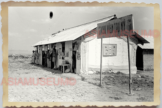 40s WW2 Vietnam USA AMERICA FACILITY WAR WATCH GUARD BASE ii Vintage Photo 26921