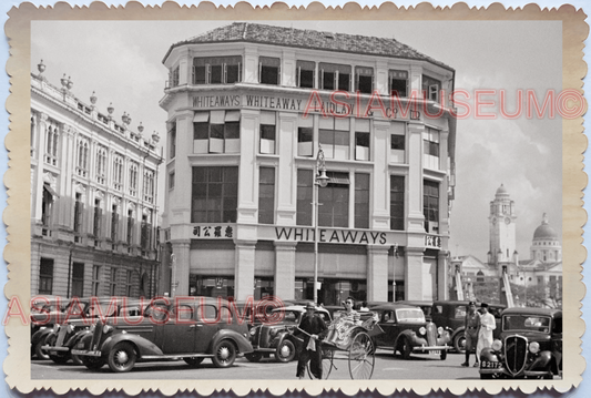 WW2 Street Scene Whiteaway Laidlaw Shopping Store  Vintage Singapore Photo 17708