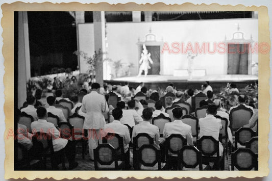 50s Vietnam Indochina Ho Chi Minh Saigon Traditional Dance Vintage Photo #569