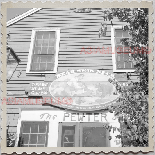 50s ROCKPORT KNOX COUNTY MAINE ROCKLAND HARBOR ART SHOP VINTAGE USA Photo 12233