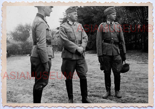 WWii D-DAY NORMANDY EUROPE ARMY Soldier GENERAL WAR FIELD Wehrmacht Photo A74