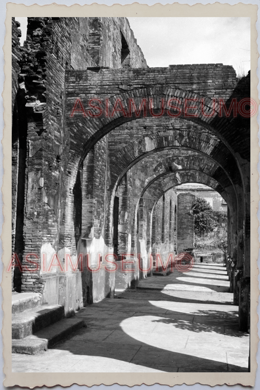 60s PHILIPPINES MANILA SPANISH COLONIAL FORTRESS RUIN CHURCH VINTAGE Photo 26315