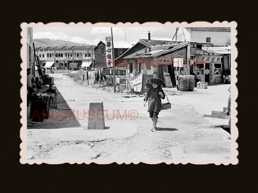 1940's Shau Tau Kok village Women Lady Street Hong Kong Photograph 香港旧照片 #3115