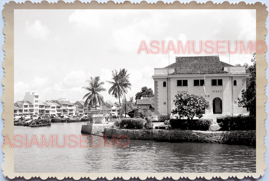 1940s Marine Police Station River British Army Clark Quay Singapore Photo 26235