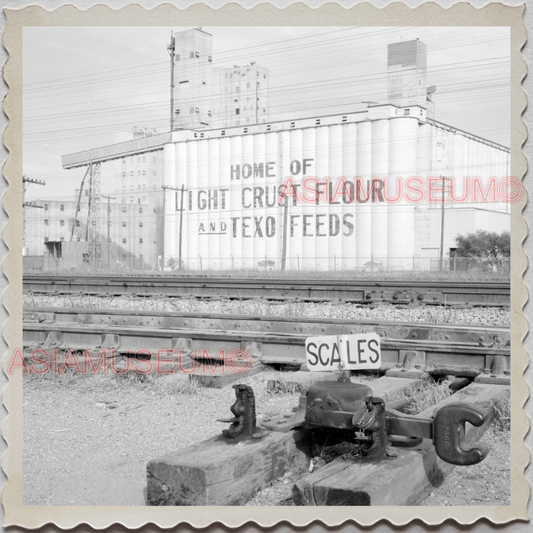 50s FORT WORTH DALLAS TEXAS CHISHOLM TRAIL TRAINS RAIL  VINTAGE USA Photo 8753