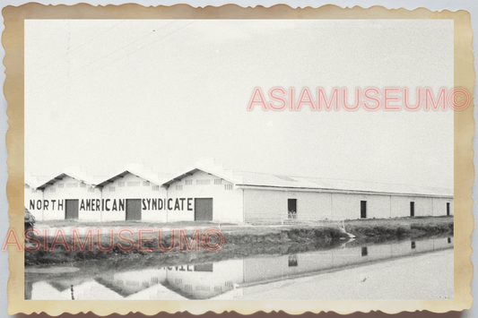 40s WW2 Vietnam HAIPHONG NORTH AMERICAN REFINERY GASOLINE ii Vintage Photo 04406