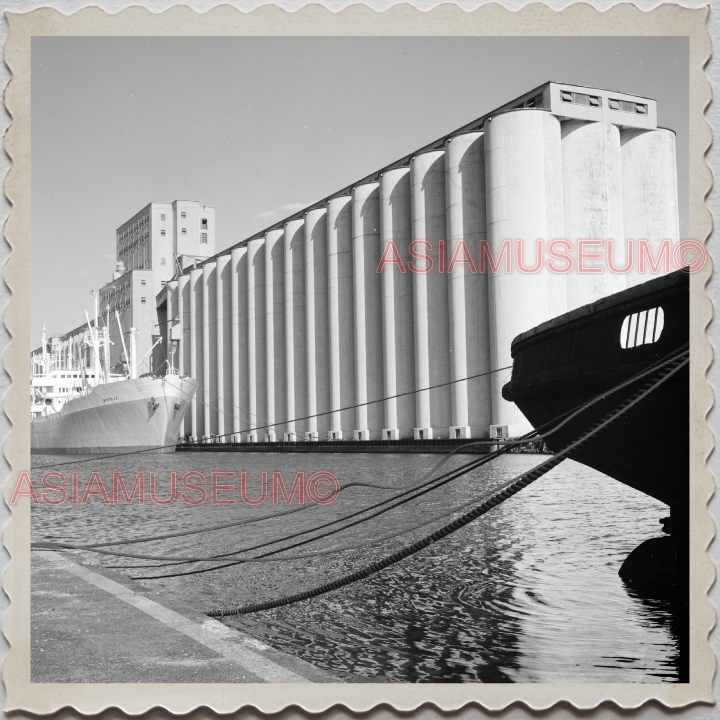 50s DULUTH PORT LAKE SUPERIOR MINNESOTA CARGO SHIP  OLD USA AMERICA Photo 11148