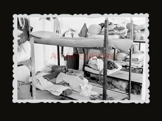 1940s Bunk Beds British Royal Army Service Corps Barracks Hong Kong Photo #1464