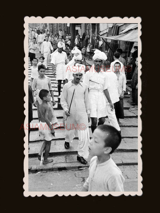 Central Pottinger Street British India Army Boy Hong Kong Photograph 香港旧照片 #2591