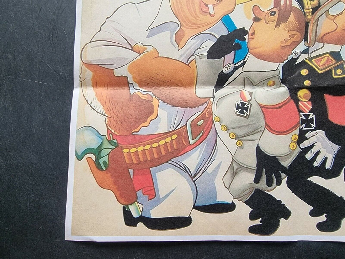 1941 WWii SOUTH AMERICA MEXICO CARICATURE JAPAN TOJO COMIC ww2 PROPAGANDA POSTER