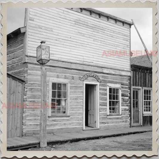 50s VIRGINIA CITY STOREY NEVADA RENO HISTORIC BUILDING BW VINTAGE USA Photo 8521