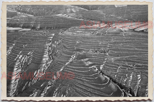 50s PHILIPPINES LUZON IFUGAO BANAUE RICE TERRACE MOUNTAIN  Vintage Photo 24346