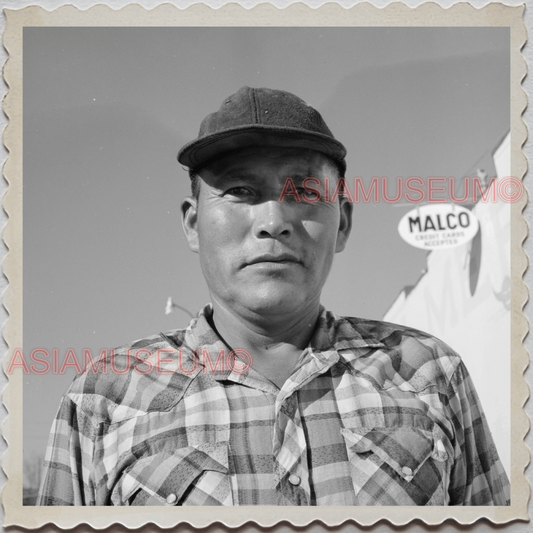 50s NAVAJOLAND NAVAJO ARIZONA FORT DEFIENACE APACHE PORTRAIT OLD USA Photo 11429